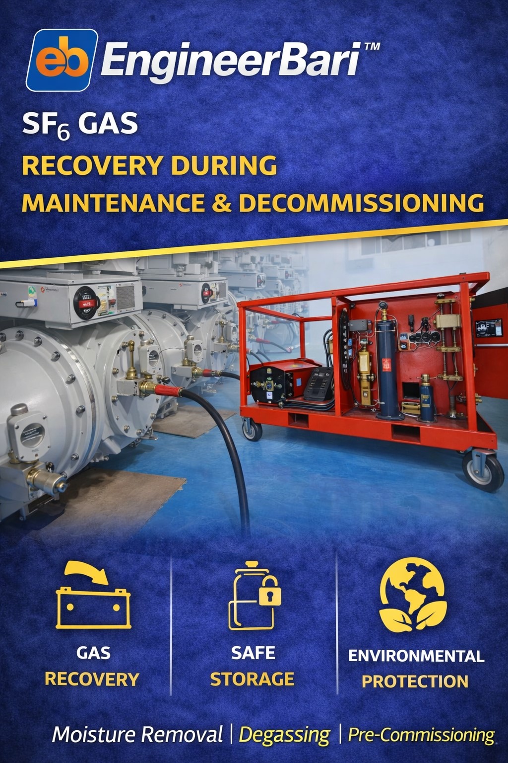 SF₆ Gas Recovery During Maintenance & Decommissioning